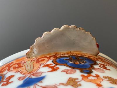 Een paar zeldzame Chinese Imari-stijl koelers, Qianlong — foto 13