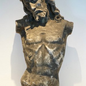 Een plaasteren beeld van Christus met doornenkroon, 19/20e eeuw, Brugge — foto 1