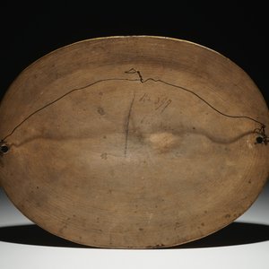 Een polychrome aardewerken plaquette met een driemaster, Frankrijk, 19e eeuw — foto 2