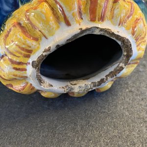 Een polychrome Delftse figuur van een acteur met knikkend hoofd, 1e kwart 18e eeuw — foto 19