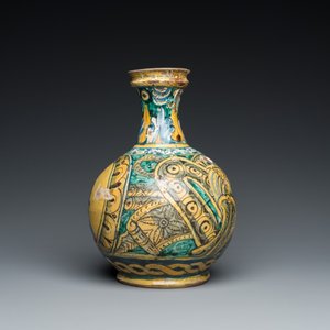 Een polychrome Italiaanse majolica apothekersfles, 17e eeuw — foto 2