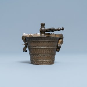 Een quasi compleet bronzen pijlgewicht, Neurenberg, Duitsland, 17e eeuw — foto 5