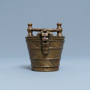 Een quasi compleet bronzen pijlgewicht, Neurenberg, Duitsland, 17e eeuw — foto 4