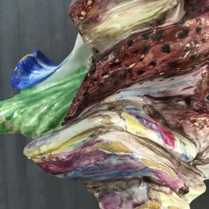 Een Rococo pot pourri vaas met draak in Franse faïence, Jacques Chapelle, Sceaux 18e eeuw — foto 11