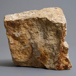Een Romaans zandstenen hoekfragment van een gevel of pilaar, 12/13e eeuw — foto 4