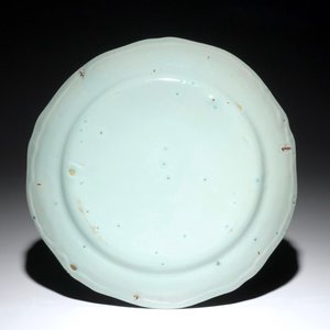 Een schotel in Franse faïence met fijn floraal decor, Les Islettes, periode Dupré, 1e helft 19e eeuw — foto 2