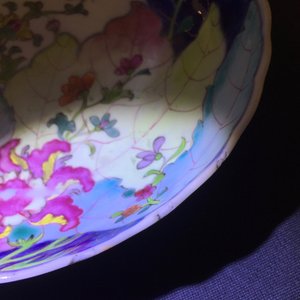 Een set van 5 Chinese famille rose koppen en 3 schotels met decor van tabaksbladeren, Qianlong, 18e eeuw — foto 33