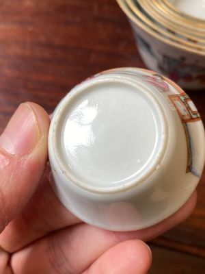 Een set van tien Chinese famille rose kommen in oplopend formaat, Daoguang merk en periode — foto 6