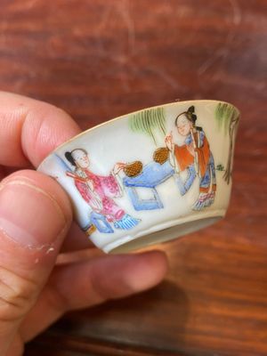 Een set van tien Chinese famille rose kommen in oplopend formaat, Daoguang merk en periode — foto 7
