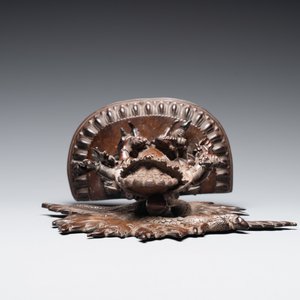 Een Sino-Tibetaanse bronzen figuur van Mahakala, 17/18e eeuw — foto 6