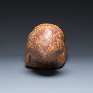 Een Spaanse gepolychromeerde houten 'Sedes Sapientiae' sculptuur, Catalonië, 15/16e eeuw — foto 9