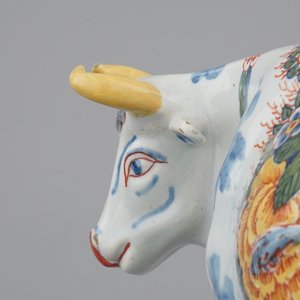 Een stel polychrome Delftse koeien, 18e eeuw — foto 8