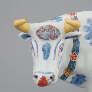 Een stel polychrome Delftse koeien, 18e eeuw — foto 9