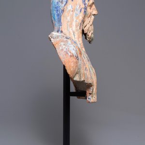 Een terracotta buste naar antiek voorbeeld, Italië, 17/18e eeuw — foto 3