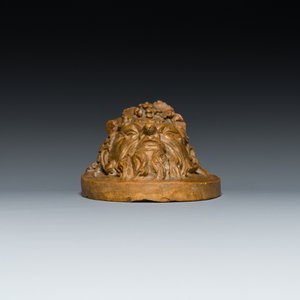 Een terracotta hoofd van een faun, gesigneerd Clodion, 19e eeuw — foto 4