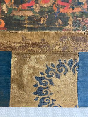 Een thangka met Bhaisajyaguru, Tibet, 15/16e eeuw — foto 8