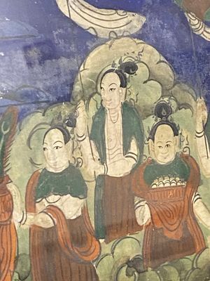 Een thangka met Groene Tara, Tibet, 18/19e eeuw — foto 5