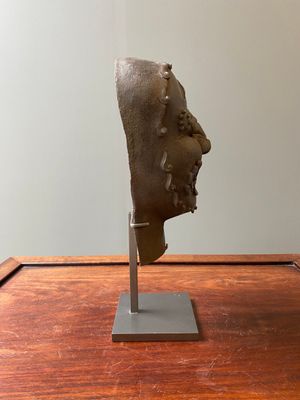 Een Tibetaans gietijzeren 'Mahakala' masker, 16/17e eeuw — foto 4