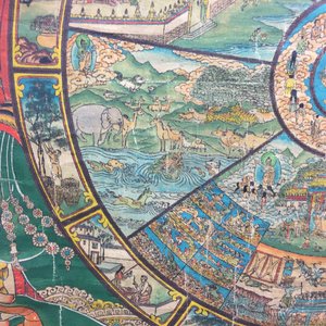 Een Tibetaanse thangka, 19/20e eeuw — foto 15