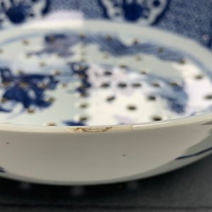 Een uitgebreid Chinees blauw-wit servies met jachtdecor, 18/19e eeuw — foto 103