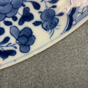 Een uitgebreid Chinees blauw-wit servies met jachtdecor, 18/19e eeuw — foto 118