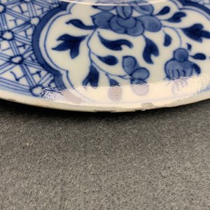 Een uitgebreid Chinees blauw-wit servies met jachtdecor, 18/19e eeuw — foto 125