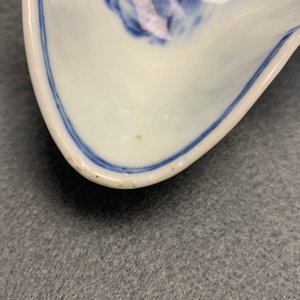 Een uitgebreid Chinees blauw-wit servies met jachtdecor, 18/19e eeuw — foto 93