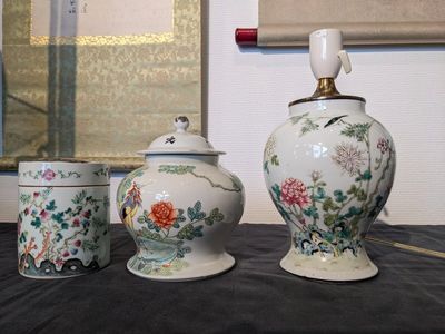 Een uitgebreide collectie divers Chinees porselein, 19/20e eeuw — foto 8