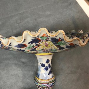 Een uitzonderlijk driedelig Chinees famille rose epergne tafelstuk, 19e eeuw — foto 15