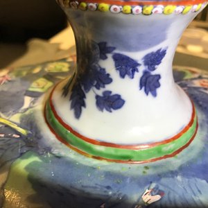 Een uitzonderlijk driedelig Chinees famille rose epergne tafelstuk, 19e eeuw — foto 30