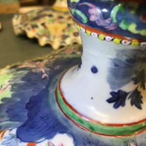 Een uitzonderlijk driedelig Chinees famille rose epergne tafelstuk, 19e eeuw — foto 31