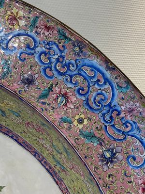 Een uitzonderlijk groot Chinees bassin in Canton email, Yongzheng — foto 8