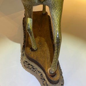 Een uitzonderlijk paar grote Chinese cloisonné modellen van herten, Qianlong/Jiaqing — foto 25