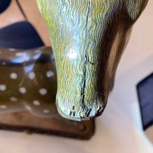 Een uitzonderlijk paar grote Chinese cloisonné modellen van herten, Qianlong/Jiaqing — foto 42