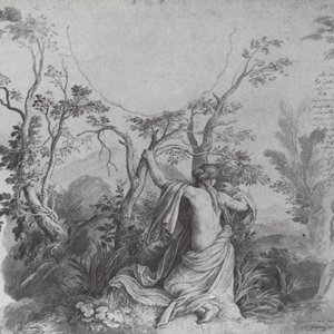 Een uitzonderlijke grote mythologische 'Diana en Aktaion' vaas, porselein uit Meissen, 2e helft 19e eeuw — foto 34