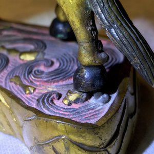 Een verguld bronzen figuur van Palden Lhamo, Tibet, 17e eeuw — foto 24