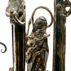 Een verguld zilveren monstrans met inlegwerk van half-edelstenen, gedateerd 1614 — foto 14