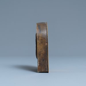 Een vergulde bronzen nis met een architecturaal perspectief, Italië, 16e eeuw — foto 3