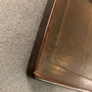 Een vierkante Chinese 'duan' inktsteen met gegraveerd houten deksel en voet, 19/20e eeuw — foto 13