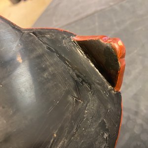 Een vierlobbige Chinese jardinière in rood en zwart lakwerk, Qianlong — foto 55