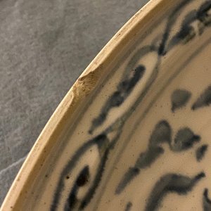 Een Vietnamese blauw-witte schotel met lotusdecor, 15e eeuw — foto 4