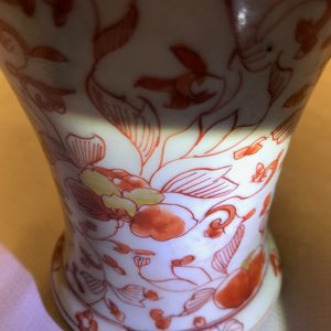 Een vijfdelig Chinees 'melk en bloed' kaststel met feniksen, Kangxi — foto 25