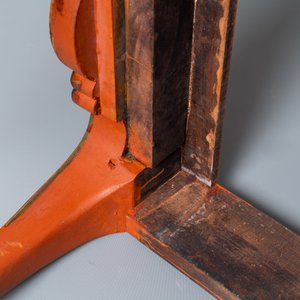 Een vitrinekast met schildpadfineer op beschilderd houten onderstel,  Maison Franck, ca. 1900 — foto 10