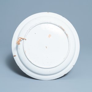 Een witte Delftse schotel, 18e eeuw — foto 2