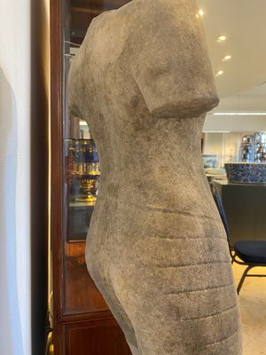 Een zandstenen torso van een Khmer godheid, Pre Angkor periode, Phnom Da, Cambodja, ca. 6e eeuw — foto 9