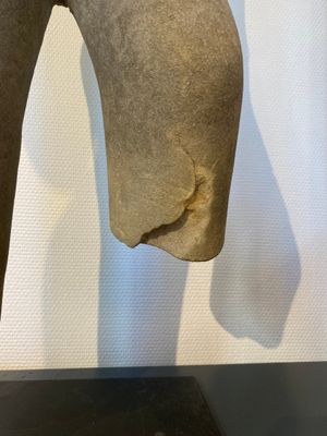 Een zandstenen torso van een Khmer godheid, Pre Angkor periode, Phnom Da, Cambodja, ca. 6e eeuw — foto 10