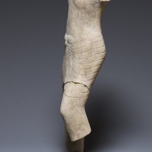 Een zandstenen torso van een Khmer godheid, Pre Angkor periode, Phnom Da, Cambodja, ca. 6e eeuw — foto 5