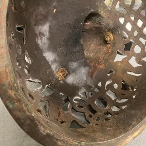 Een zeer grote Chinese bronzen wierookbrander, Xuande merk, Ming — foto 27