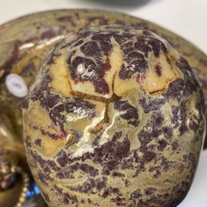 Een zeer grote Chinese figuur van Boeddha met flambé glazuur, Shiwan, 18/19e eeuw — foto 25