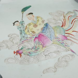 Een zeer grote fijne Chinese famille rose vaas, 18/19e eeuw — foto 8